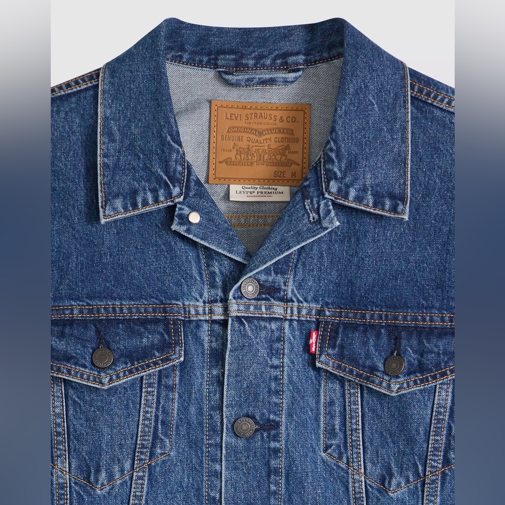 Levi's Light Blue Denim Jacket - Picture 5 of 11